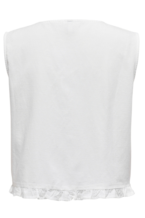 Only onljakiri linen s/l emb vest ptm